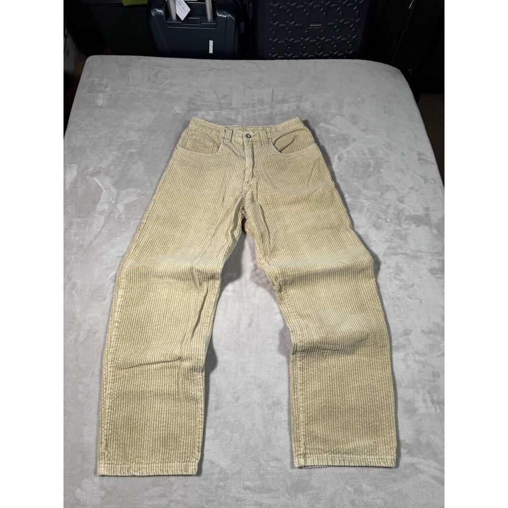 Vintage Y2K Billabong Corduroy Pants Size 30x33 Brown Loose Straight Fit Surf